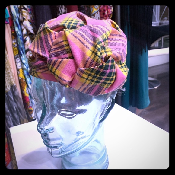 Gucci Accessories - Gucci plaid pill box hat